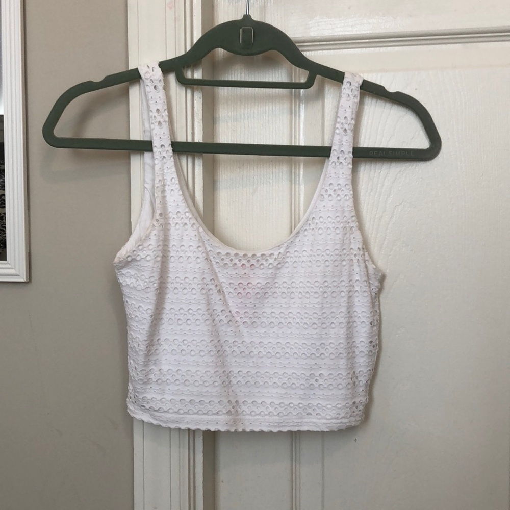White crop top size small